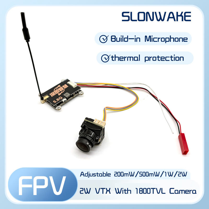 Fpv Drone Vtx - Transmisor VTX SLONWAKE 5.8G 56CH 2W