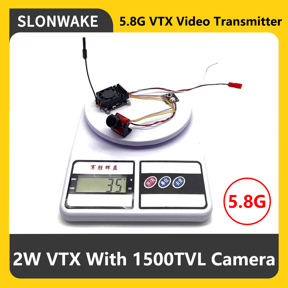 Fpv Drone Frame - Transmisor FPV VTX SLONWAKE 5.8G 2000mW