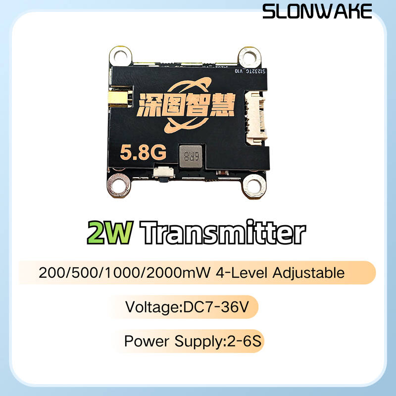Transmisor VTX SLONWAKE 5.8G 5 - Fpv Drone Vtx reseña y precio