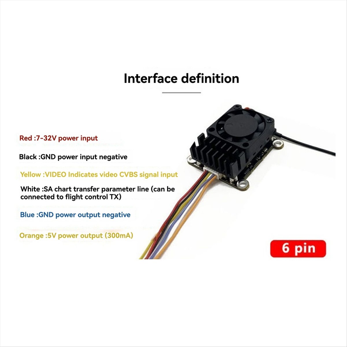 Parámetros del módulo transmis - Fpv Drone Transmitter reseña y precio