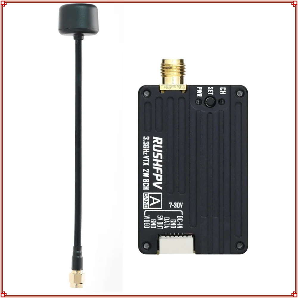 Nuevo Transmisor RUSHFPV 3.3G  - Fpv Drone Vtx reseña y precio