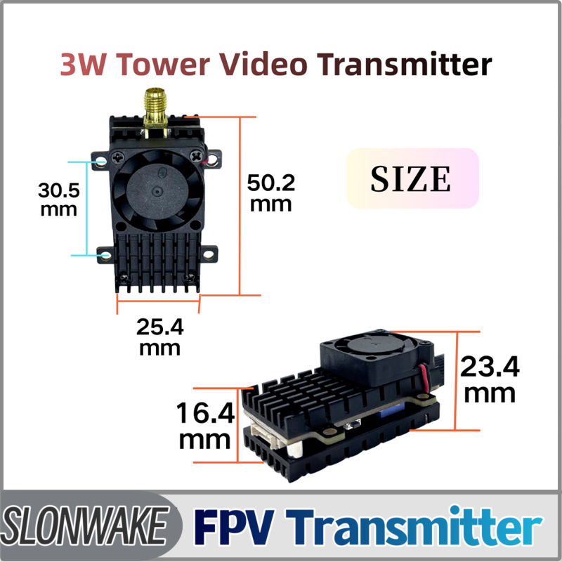 SLONWAKE 5,8G 3000mW simulació - Fpv Drone Vtx reseña y precio